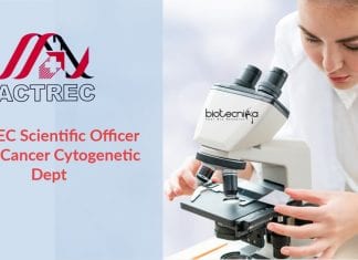 ACTREC Scientific Officer Job