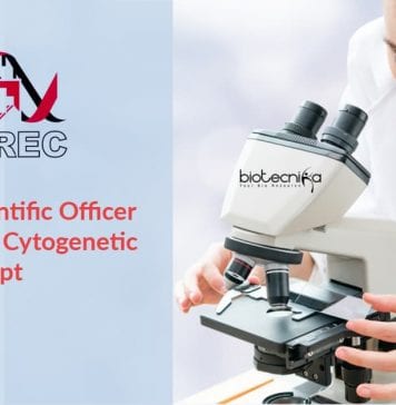 ACTREC Scientific Officer Job at Cancer Cytogenetic Dept ACTREC Scientific Officer Job