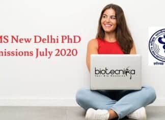 AIIMS New Delhi PhD