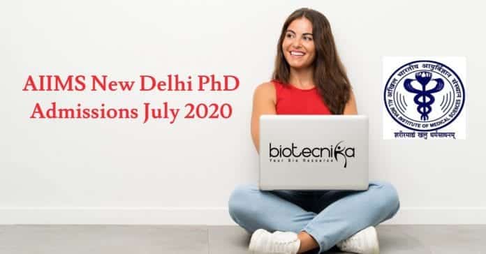 AIIMS New Delhi PhD