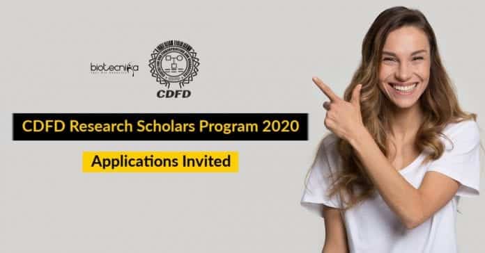CDFD Research Scholars Program