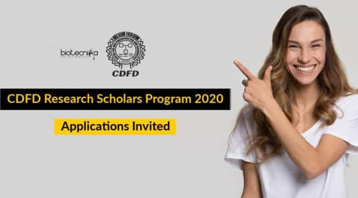 CDFD Research Scholars Program