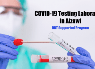 COVID-19 testing laboratory in Aizawl