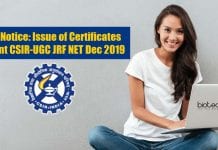 CSIR Notice Latest