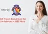 CSIR Project Recruitment For Life Sciences at BITS Pilani CSIR Project Recruitment