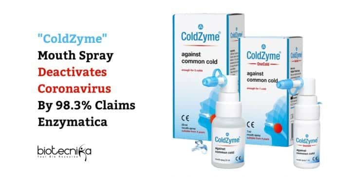 ColdZyme deactivates SARS-CoV-2