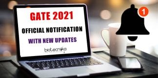 GATE 2021 Notification