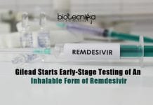 Gilead Starts Early-Stage Testing of Inhalable Version Of Remdesivir To Fight COVID-19 Gilead's Inhalable Form Of Remdesivir