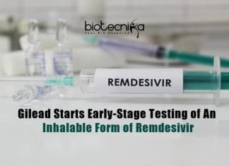 Gilead Starts Early-Stage Testing of Inhalable Version Of Remdesivir To Fight COVID-19 Gilead's Inhalable Form Of Remdesivir