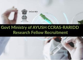 Govt CCRAS-RARIDD Research Fellow