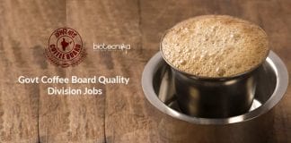 Govt Coffee Board Jobs