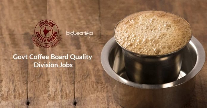 Govt Coffee Board Jobs
