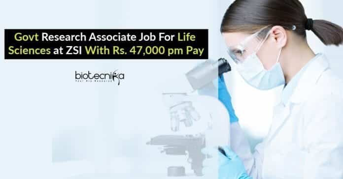 Govt Research Associate Job