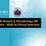 ICAR-IARI Biotech & Microbiology JRF Recruitment – Walk-In/Virtual Interview ICAR-IARI Biotech & Microbiology