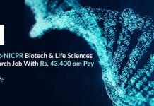 ICMR-NICPR Biotech & Life Sciences Research Job With Rs. 43,400 pm Pay ICMR-NICPR Biotech