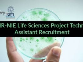 ICMR-NIE Life Sciences Project