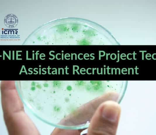 ICMR-NIE Life Sciences Project