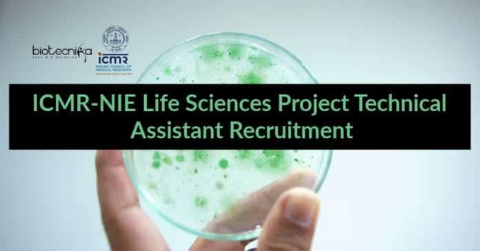 ICMR-NIE Life Sciences Project