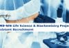 ICMR-NIN Life Science & Biochemistry Project Assistant Recruitment