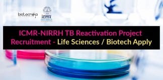 ICMR-NIRRH Project Recruitment