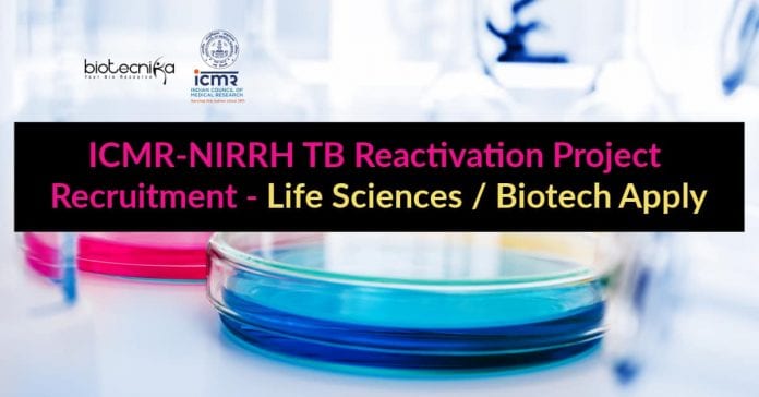 ICMR-NIRRH Project Recruitment