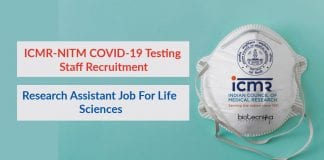 ICMR-NITM COVID-19 Testing Staff