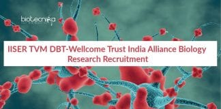 IISER TVM Biology JRF