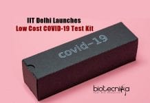 Low Cost COVID-19 Test Kit, “Corosure” Launched By IIT Delhi IIT-Delhi COVID19 Test Kit