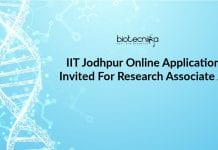 IIT Jodhpur Online Applications Invited For Research Associate Job IIT Jodhpur Online Applications Invited For Research Associate Job