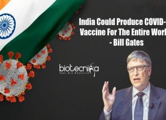India Can Produce Vaccine for Entire World