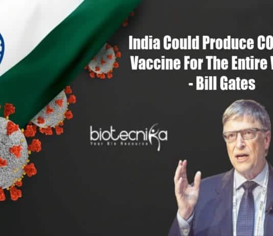 India Can Produce Vaccine for Entire World