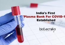 India’s First COVID-19 Plasma Bank Now Operational At ILBS, Delhi India's First COVID19 Plasma Bank