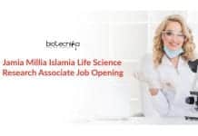 Jamia Millia Islamia Life Science Research Associate Job Opening JMI Life Sciences Jobs