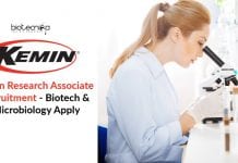 Kemin Research Associate Recruitment