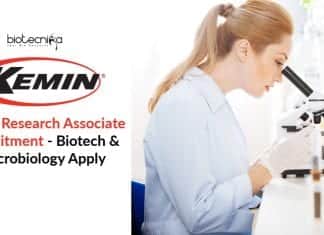 Kemin Research Associate Recruitment