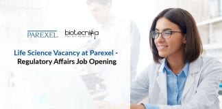 Life Science Parexel Vacancy