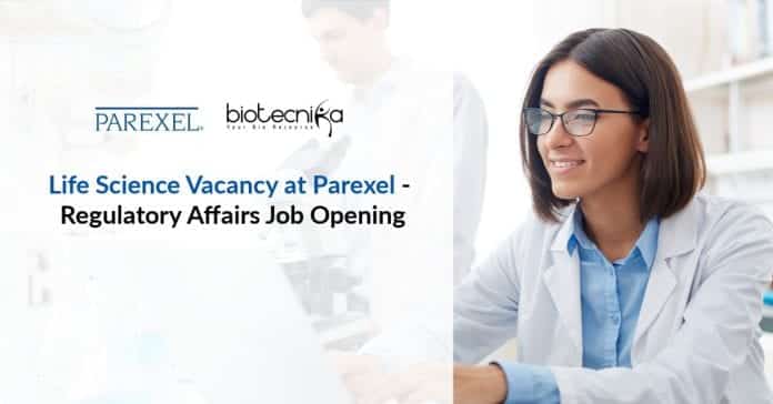 Life Science Parexel Vacancy
