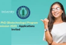 NABI PhD (Biotechnology) Program Admission 2020 – Applications Invited NABI PhD Program Admission