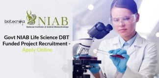 NIAB JRF Life Science