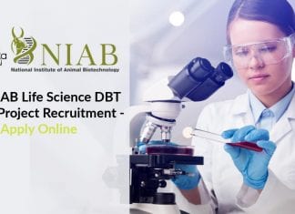 Govt NIAB Life Science DBT Funded Project Recruitment – Apply Online NIAB JRF Life Science