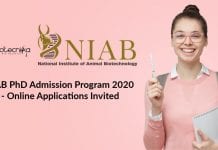 NIAB PhD Admission Program 2020 – Online Applications Invited NIAB PhD Admission Program