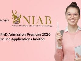 NIAB PhD Admission Program