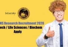 NIMHANS Research Recruitment 2020 – Biotech / Life Sciences / Biochem Apply NIMHANS Research Recruitment 2020