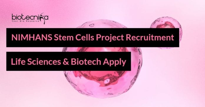NIMHANS Stem Cell Research