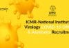 ICMR-National Institute of Virology COVID-19 Officers & Assistants Recruitment NIV COVID-19 Project Recruitment