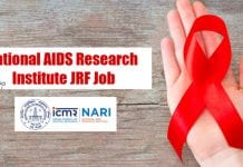National AIDS Research Institute JRF Job – Applications Invited National AIDS Research Institute