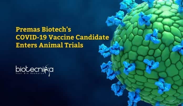 Premas Biotech's COVID19 Vaccine Candidate