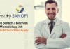 Sanofi Biotech / Biochem & Microbiology Job – BTech/MTech/MSc Apply Sanofi Biotech