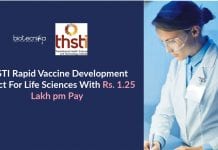 THSTI Rapid Vaccine Development Project For Life Sciences With Rs. 1.25 Lakh pm Pay THSTI Recruitment 2020