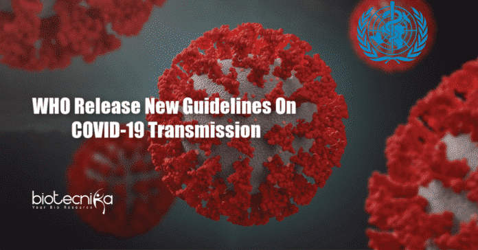WHO Release New Guidelines For COVID-19